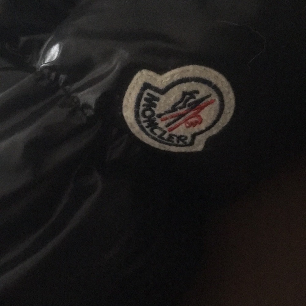 🔺SOLD🔺MONCLER Black Ribaudfur down jacket Hood COMES WITH RECEIPT - Picture 12 of 17